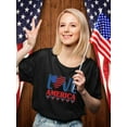 thumbnail image 2 of Love America W Banners T-Shirt Women -Image by Shutterstock, Female Large, 2 of 4