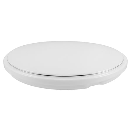 BESTYASH Elegant White Flush Mount Ceiling Light Cover for Kitchen Wall Light and Bathroom Fixture