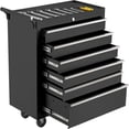 thumbnail image 1 of Bingirl 24 Inch 6 Drawer Rolling Tool Box With Wheels Tool Storage Cart For Garage And Workshop, 1 of 8