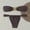 Brown, variant on XS-L Women Swimsuits Suit Leisure Strapless Bikini Bathing Metal Ring Bandeau 2 Piece Swimsuits