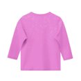 thumbnail image 4 of Jalioing Girls 3/4 Sleeve Shirts Colorful Crew Neck Casual T Shirt Toddler Kids Spring Tees Clothes 3-12 Years, 4 of 4
