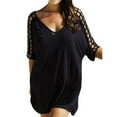 thumbnail image 2 of Robe de Plage à Manches Courtes pour Femmes Grande Taille, 2 of 6