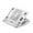 White, variant on Adjustable Computer Stand Foldable Laptop Bracket Ergonomic for Desk Computer Stand with 360 Degree Rotating Base