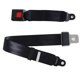 thumbnail image 1 of 2 Pcs Universal 2 Point Seat Belts Comfortable Black Adjustable for Golf Cart Car School Bus, 1 of 4