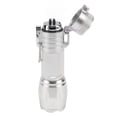 thumbnail image 1 of Electric Lighter Waterproof Windproof Aluminum Alloy Portable Lighter with Flashlight 3.7v Silver, 1 of 9