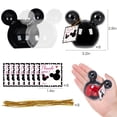thumbnail image 2 of fozi cozi, 8 Pack Mickey Themed Mouse Party Favors for Kids 4-8 - Mouse Birthday Party Supplies, Candy Box Bags, Ice Cream Containers Bowls, Black, 2 of 7