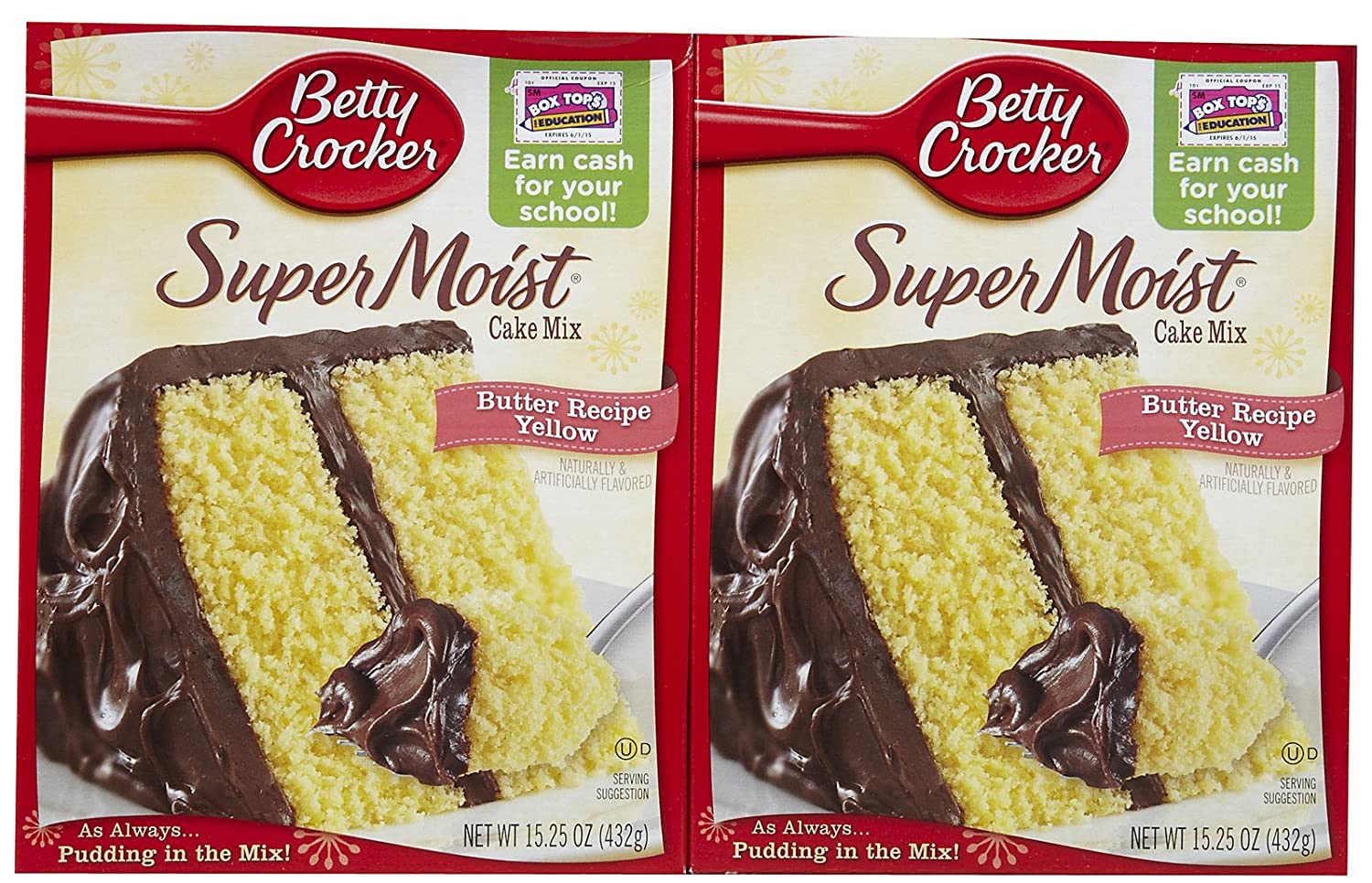 Cake　Mix,　oz　box,3　15.25　Butter　Betty　Yellow　Recipe　Crocker　Moist　Super　pack
