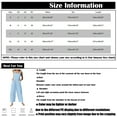 thumbnail image 5 of TQWQT Jumpsuits for Women Elegant Loose Fit Fashion Overalls Wide Leg Baggy Bib Overalls Jumpsuit,Mint Green XXL, 5 of 5