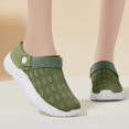thumbnail image 2 of Gibobby Women's Walking Shoes Sneakers Flat Low-Top Lace-Up Comfortable Casual Athletic Non-Slip Running Fashion Sneakers (Green,6), 2 of 7