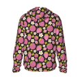thumbnail image 3 of Kdxio Strawberry Print Women Men Sun Protection UPF 50+ Jackets Zip Up Long Sleeve Hoodie Hiking Lightweight with Pockets, 3 of 8