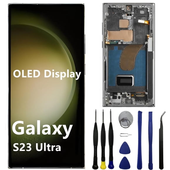 Conjunto digitalizador de pantalla táctil con pantalla LCD para Samsung Galaxy S23 Ultra
