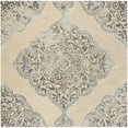 thumbnail image 6 of SAFAVIEH Dip Dye Peregrine Floral Wool Area Rug, Beige/Blue, 5' x 8', 6 of 10