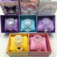 thumbnail image 1 of Botu, regalos personalizados, reloj sanrio para niños, anime kawaii MyMelody Kuromi Cinnamoroll, reloj electrónico luminoso led para niñas, regalo sanrio, 1 of 3