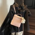 thumbnail image 3 of Mochila con estampado de lichi de tendencia de moda coreana para mujer 2025, nueva, sencilla, fresca, bonita y versátil, bolso de hombro tipo mensajero, 3 of 5