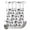 White Black, variant on No Hook Shower Curtain, Farmhouse Country Shower Curtains for Bathroom with See Through Top Window, Black Vintage Trees Rustic French Garden Waterproof & Washable Bath Curtain Stand Up Stall 36"x72"