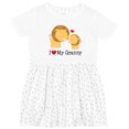 thumbnail image 3 of Inktastic I Love My Granny Girls Toddler Dress, 3 of 5