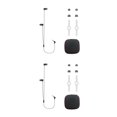 thumbnail image 2 of sweethay Auriculares intrauditivos Reducción de ruido Reemplazo de auriculares de 360 ​​grados para Quest 2, Negro negro 2piezas, 2 of 6