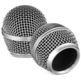 thumbnail image 1 of Miangastore 2 Pcs Têtes de Boule de Microphone Remplacement Grille de Microphone Compatible avec Sm58, 1 of 8