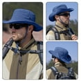 thumbnail image 2 of Summer Boy-Girls Outdoor-Sun-Hat Mesh-Fishing-Hat Wide-Brim Safari-Hat Sun-Protection Beach-Bucket-Hat for 5-9Years Older, 2 of 8