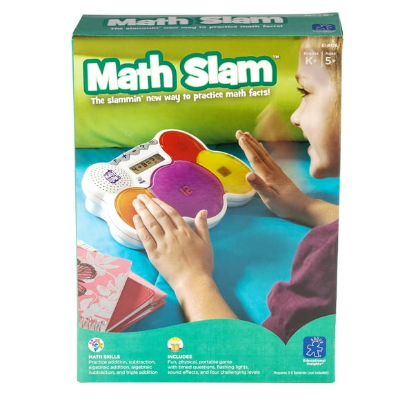 Educational Insights Jeu de Mathématiques Électronique, Cadeau pour Garçons et Filles de 5 Ans et Plus