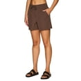 thumbnail image 4 of RBX Active Women's Relaxed Fit Stretch Woven Hiking Walking Shorts with Pockets, 4 of 5