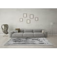 thumbnail image 3 of Ahgly Company Indoor Square Abstract Gray Modern Area Rugs, 6' Square, 3 of 4