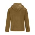 thumbnail image 6 of Men's Military Tactical Jacket Warm Fleece Plush Full Zip Hoodies Outdoor Winter Warm Coats Windbreaker with Pockets, 6 of 6
