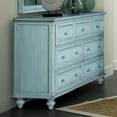 thumbnail image 2 of Sea Wind Florida Monaco Coastal Wood Dresser with 7 Drawers in Blue, 2 of 2