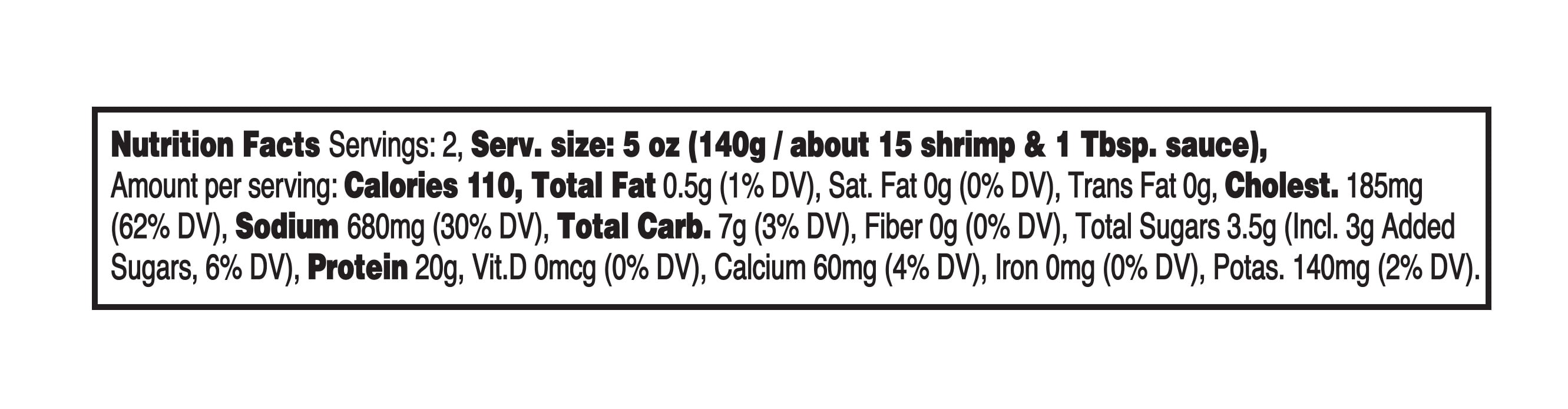 Great Value Cooked Medium Shrimp Cocktail Ring with Sauce, 10 oz Tray, Frozen