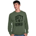 thumbnail image 5 of United States Army Logo Duty Honor Long Sleeve TShirt Men Women Brisco Brands L, 5 of 6