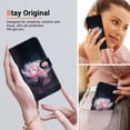 thumbnail image 5 of TECH CIRCLE Wallet Case For Google Pixel 7A,Premium PU Leather Magnetic Pocket Card Slots with Wrist Strap Flip Stand Protective Women Girl Phone Case for Google Pixel 7A 6.1" 2023,Pink Peony, 5 of 8