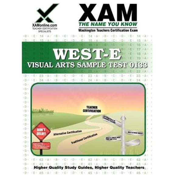 Pre-Owned West-E Visual Arts Sample Test 0133