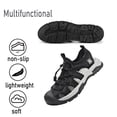 thumbnail image 4 of Mens Sports Sandals Summer Breathable Beach Shoes Outdoor Waterproof Hiking Shoes Closed Toe Lightweight Casual Shoes Black 7 US, 4 of 6