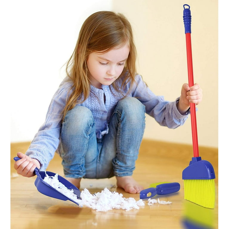 Click N' Play Pretend Play Kids Broom, Dustpan, and Brush