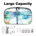thumbnail image 3 of Dragonfly Charger Organizer Hard Drive Bag Cable Cord Organizer Small Storage Pouch Oxford Fabric Waterproof Electronic Digital Accessories Travel Case 5.9x9.44x3.14 in., 3 of 6