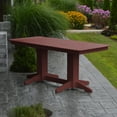 thumbnail image 1 of A &amp; L Furniture Poly 72 x 33 in. Rectangle Outdoor Dining Table, 1 of 8