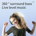 thumbnail image 4 of Wireless Headphones for TV Watching with Bluetooth Transmitter & Charging Dock, Long Range, Low Latency, Pass-Through Support, and Clear Voice Mode for Seniors & Hard of Hearing,Dark Blue, 4 of 7
