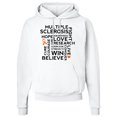 thumbnail image 2 of Inktastic Multiple Sclerosis Ms Awareness Walk Adult Hoodie Sweatshirt, 2 of 4