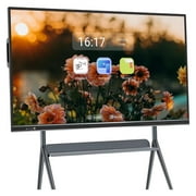 BELNET Smart TVs Android & Windows TV 86 Inch 4K Smart Display Screen Share & Voice Search for Classroom(Include Wall Mount)