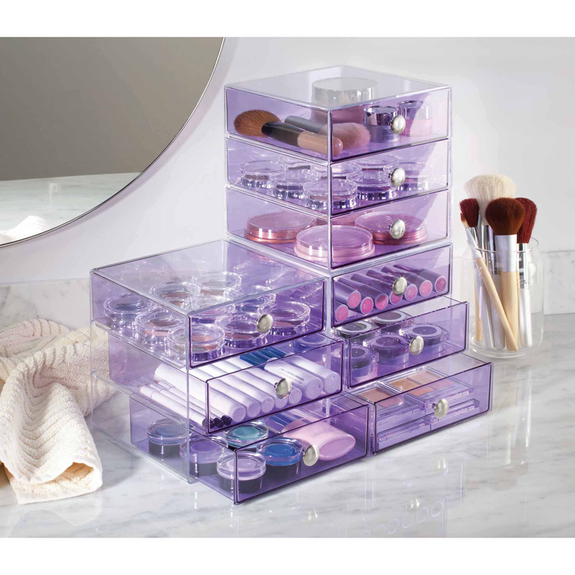Interdesign Cosmetic And Jewelry Storage Vanity 3 Drawer Organizers