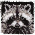 thumbnail image 1 of Wonderart Latch Hook Kit 12"X12"-Raccoon 426226C, 1 of 2