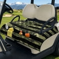 thumbnail image 3 of Yuyamidu Green Camo Golf Cart Seat Covers American Flag Golf Cart Seats Cushion Covers Washable Club Car Seat Towel Blanket Golf Cart Accessory, 4th of July, 3 of 8