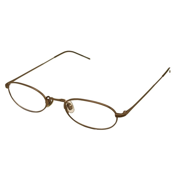 John Varvatos Gold Oval Mens Metal Eyewear Frame V127 48mm