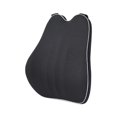 thumbnail image 4 of Almohada de soporte lumbar con correa ajustable, cojín de espuma viscoelástica para la espalda. Negro, 4 of 9