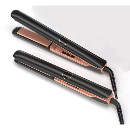 2025  Professional 2-in-1 Hair Styler - Fast Heating Straightener & Curler with Rocker Plate Technology