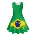 thumbnail image 6 of XIYON Girls Summer Dress Casual Girls Sleeveless Printed Dress For Everyday Wear Lightweight Summer Little Fashion Sundress Cute Vacation, 6 of 7