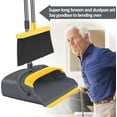 thumbnail image 4 of Upgrade Broom and Dustpan Set, Self-Cleaning with Dustpan Teeth, Indoor&Outdoor Sweeping, Ideal for Dog Cat Pets Home Use, Stand Up Broom and Dustpan, 4 of 7