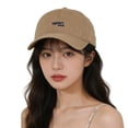 thumbnail image 3 of QASIEATN Daily Wear Baseball Caps for Women Wide Brim Small Baseball Cap All Sun Hat Trendy Letter Embroidery Cap Fall Fashion Accessories, 3 of 4