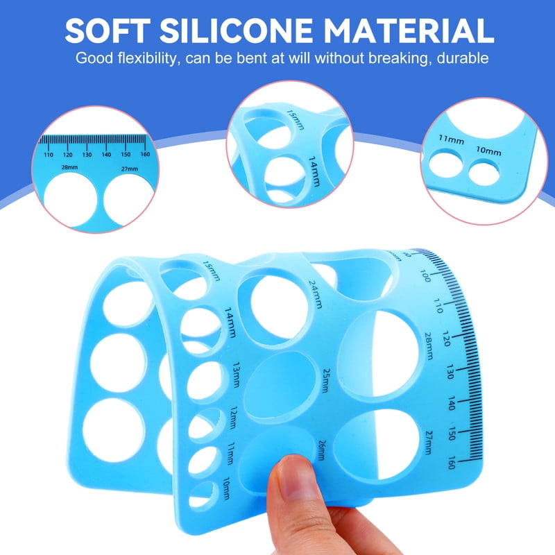 Safety Eye Tool Auxiliary Tool for Amigurumi Crochet with 752pcs Safety Eyes and Noses Blue