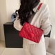 thumbnail image 4 of Bolso de hombro tipo bandolera con cadena rombal y textura de Joker para mujer, moda de ocio, para ir al trabajo, 4 of 5